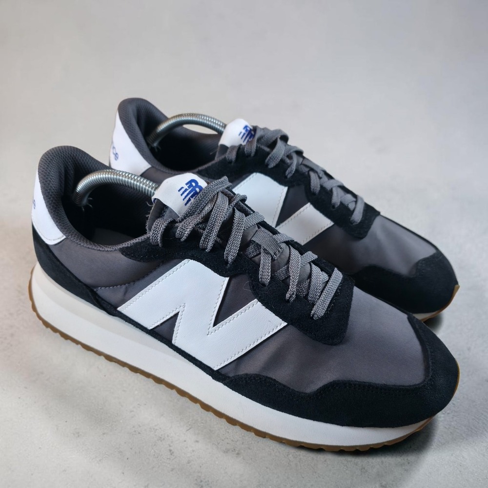 New Balance 237 V1 Mens Size 12 D Black Gray White Running Shoes Sneakers New